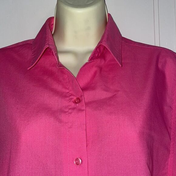 Vtg 70s Here’s A Hug bright pink shirt - Picture 2 of 12